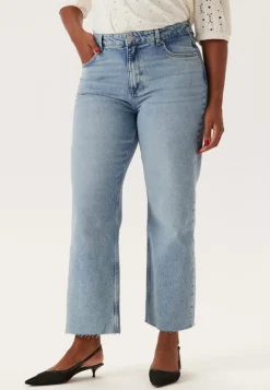 High Straight Ankle Jeans