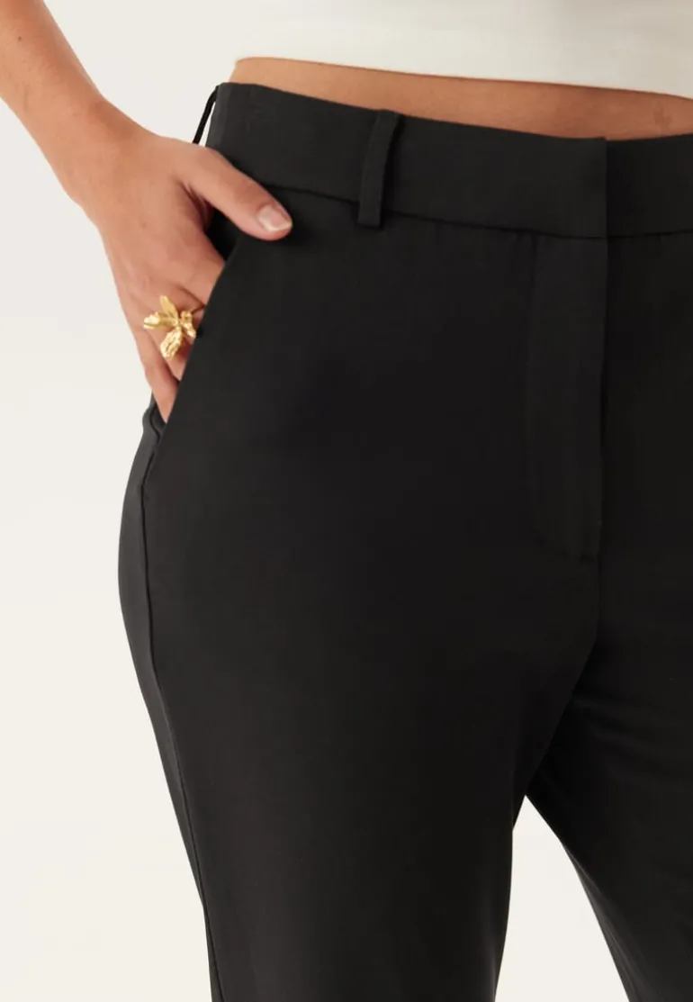 High Waist Flared Suit Trousers