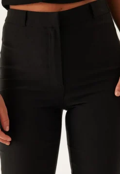 High Waist Stretchy Flared Trousers