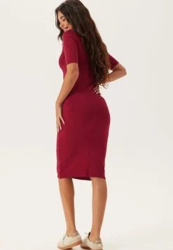 Hs Ctn Contour 1x1 Rib Midi Dr