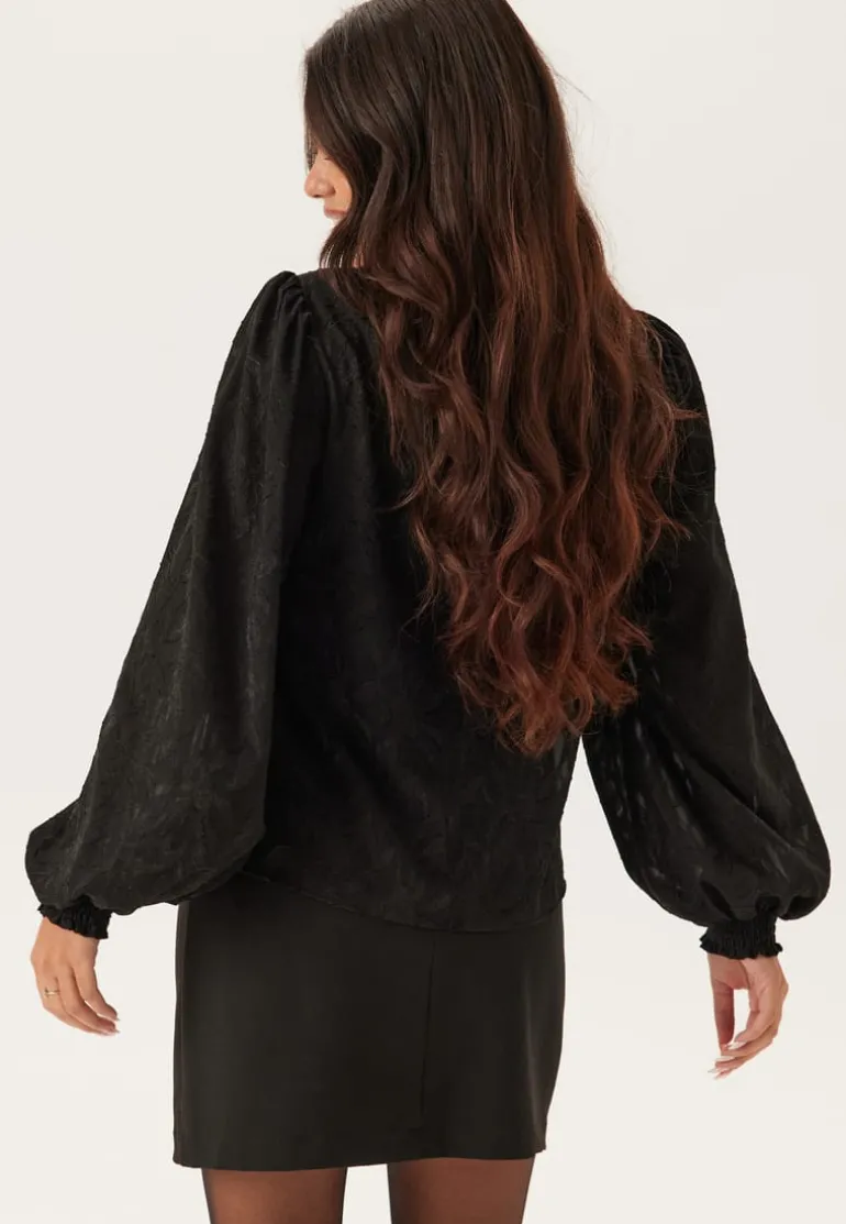 Jacquard Smock Blouse
