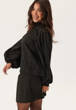 Jacquard Smock Blouse