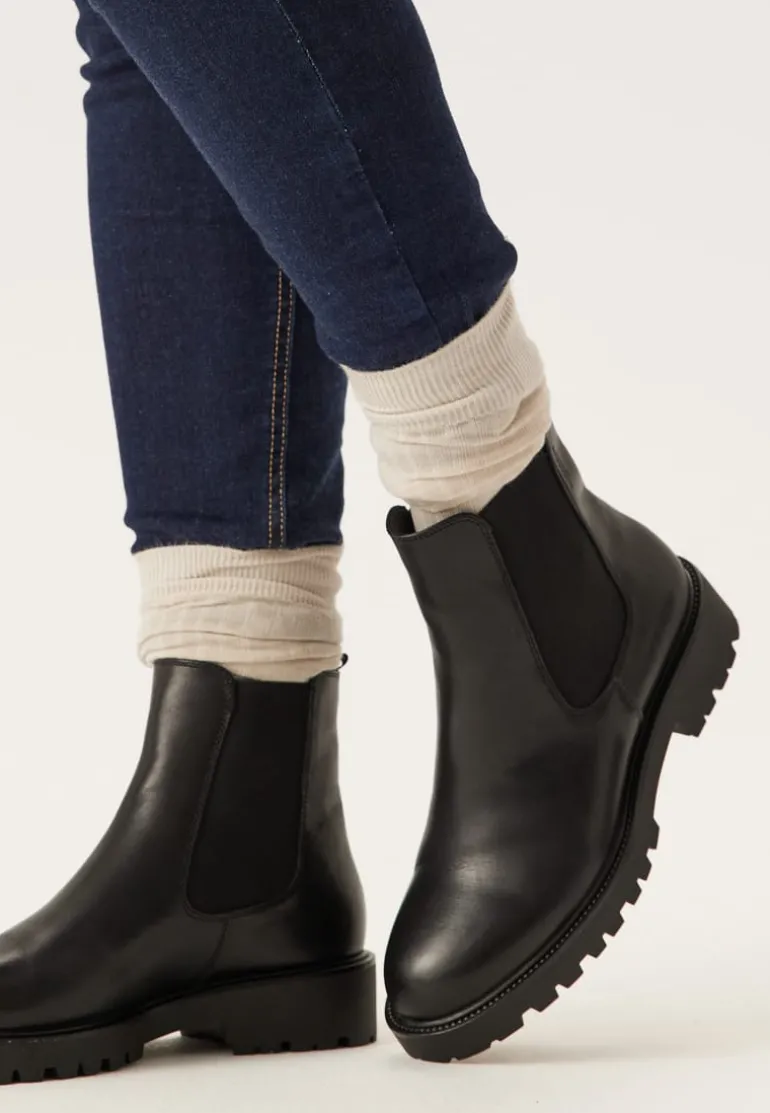 Kenova Chunky Leather Boots