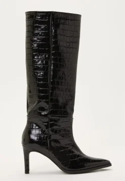 Knee High Leather Boot