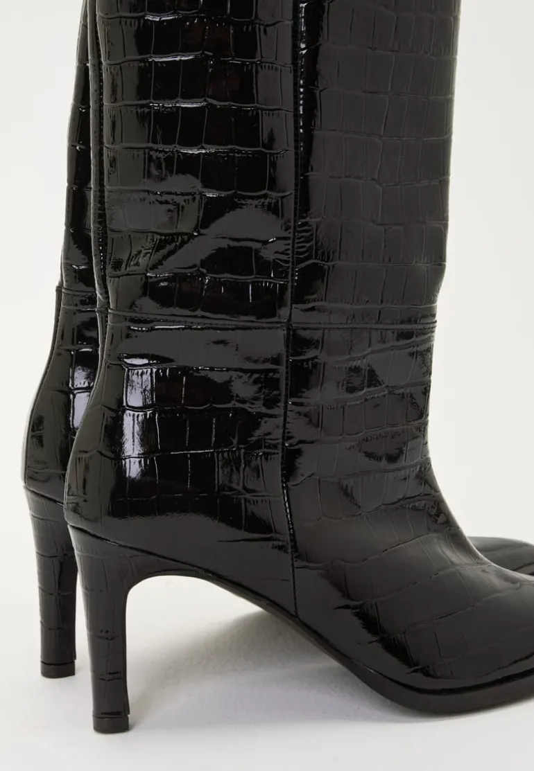 Knee High Leather Boot