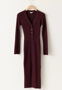 Knitted Cardigan Dress
