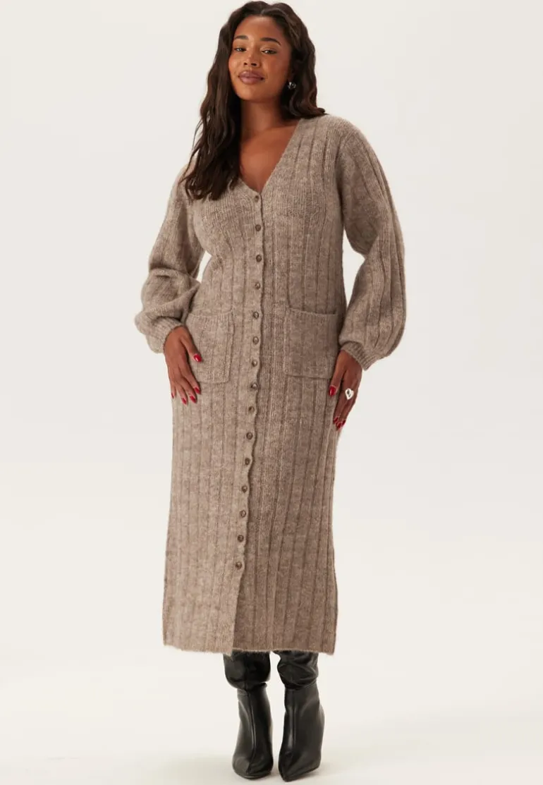 Knitted Cardigan Dress