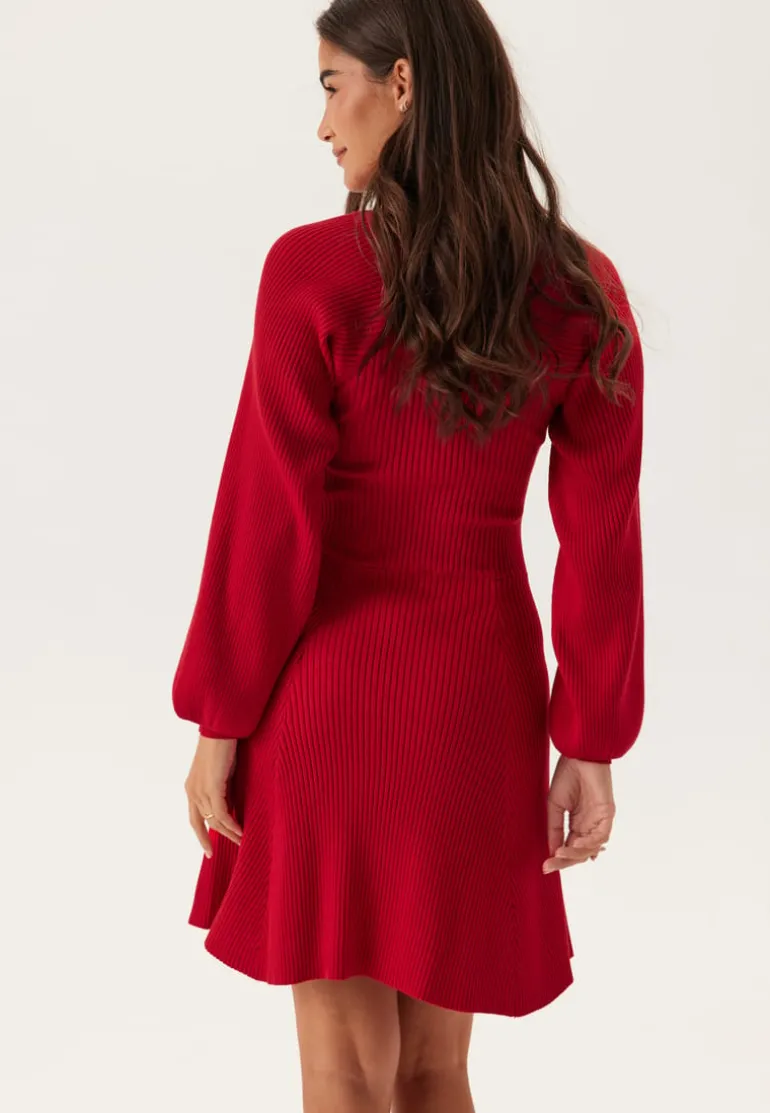 Knitted Short Skater Dress