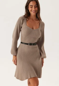 Knitted Short Skater Dress