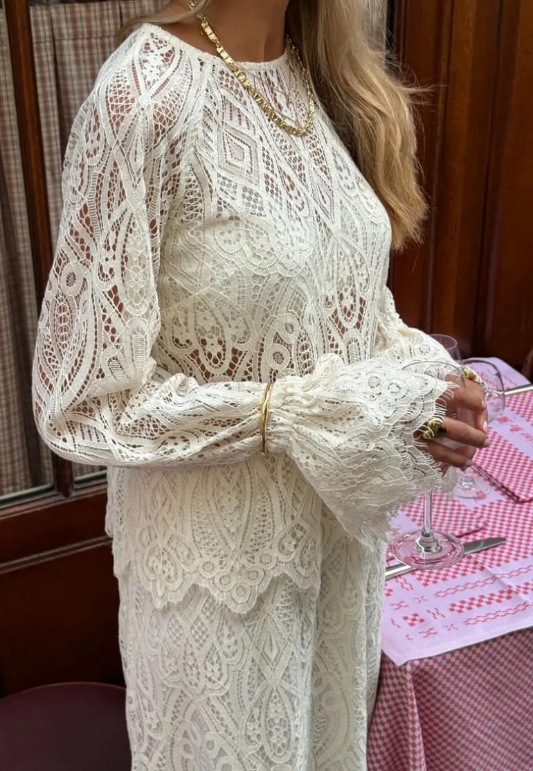 Lace Bow Blouse