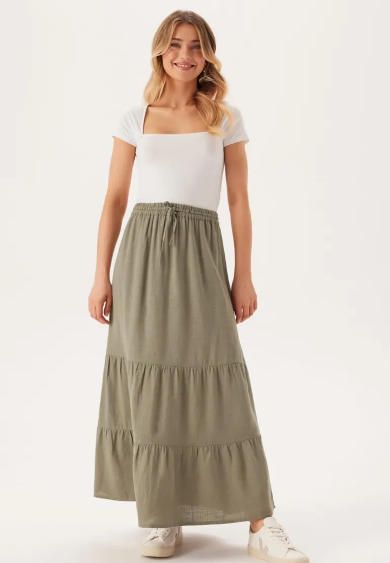 Linen Maxi Skirt