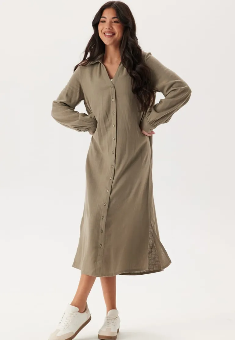 Linen Shirt Dress