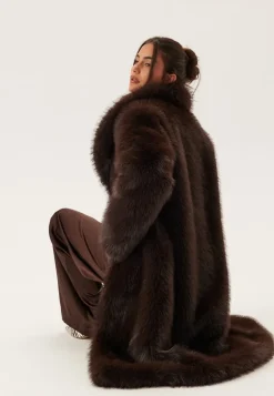 Long Faux Fur Coat
