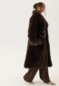Long Faux Fur Coat