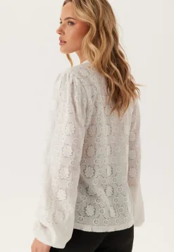 Long Sleeve Button Blouse