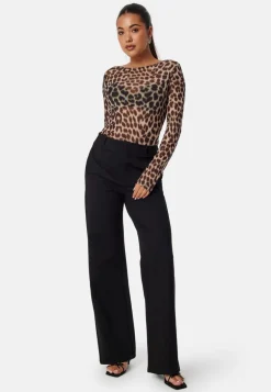 Long Sleeve Mesh Top