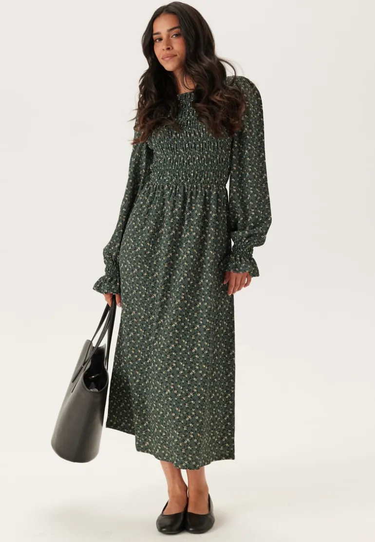 Long Sleeve Smock Dress