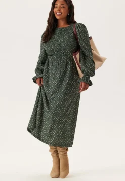 Long Sleeve Smock Dress
