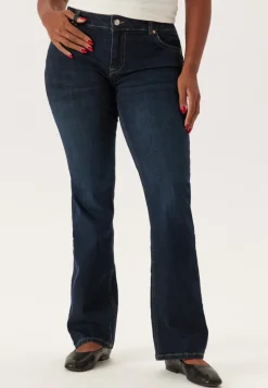 Low Bootcut Flap Jeans