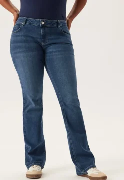 Low Embroidery Pocket Jeans