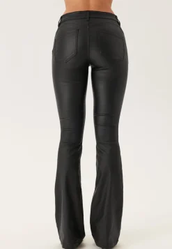 Low Waist Push-up Coated Jeans