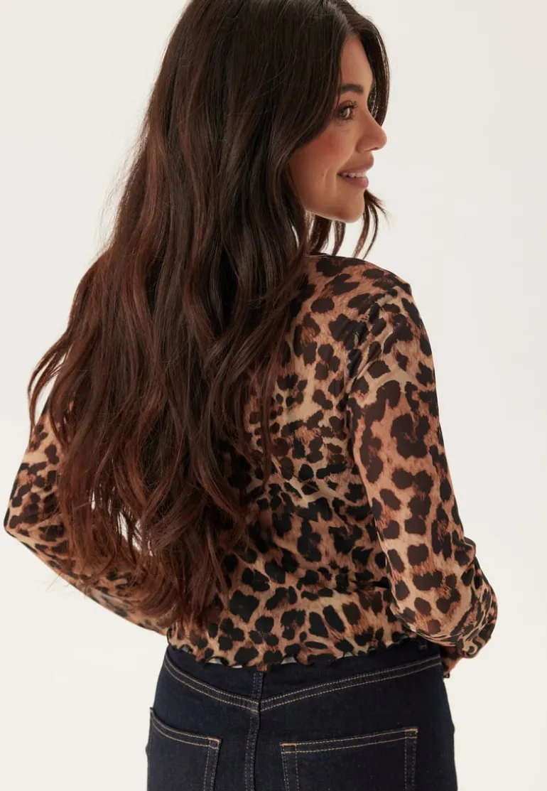 Mesh Cardigan Top