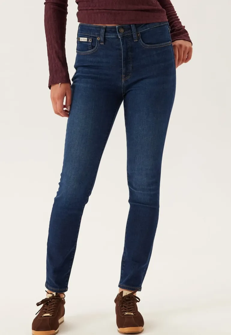 Mid Rise Skinny Blue Orbit