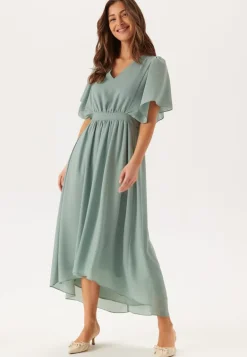 Mirage 2/4 V-Neck Ankle Dress