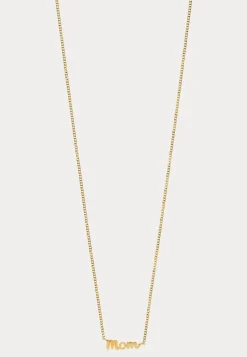 Mom Necklace Gold-plated