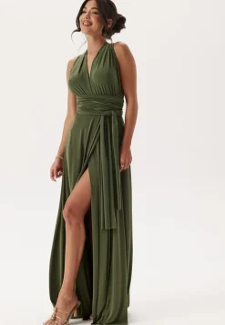 Multi Tie Maxi Dress Split