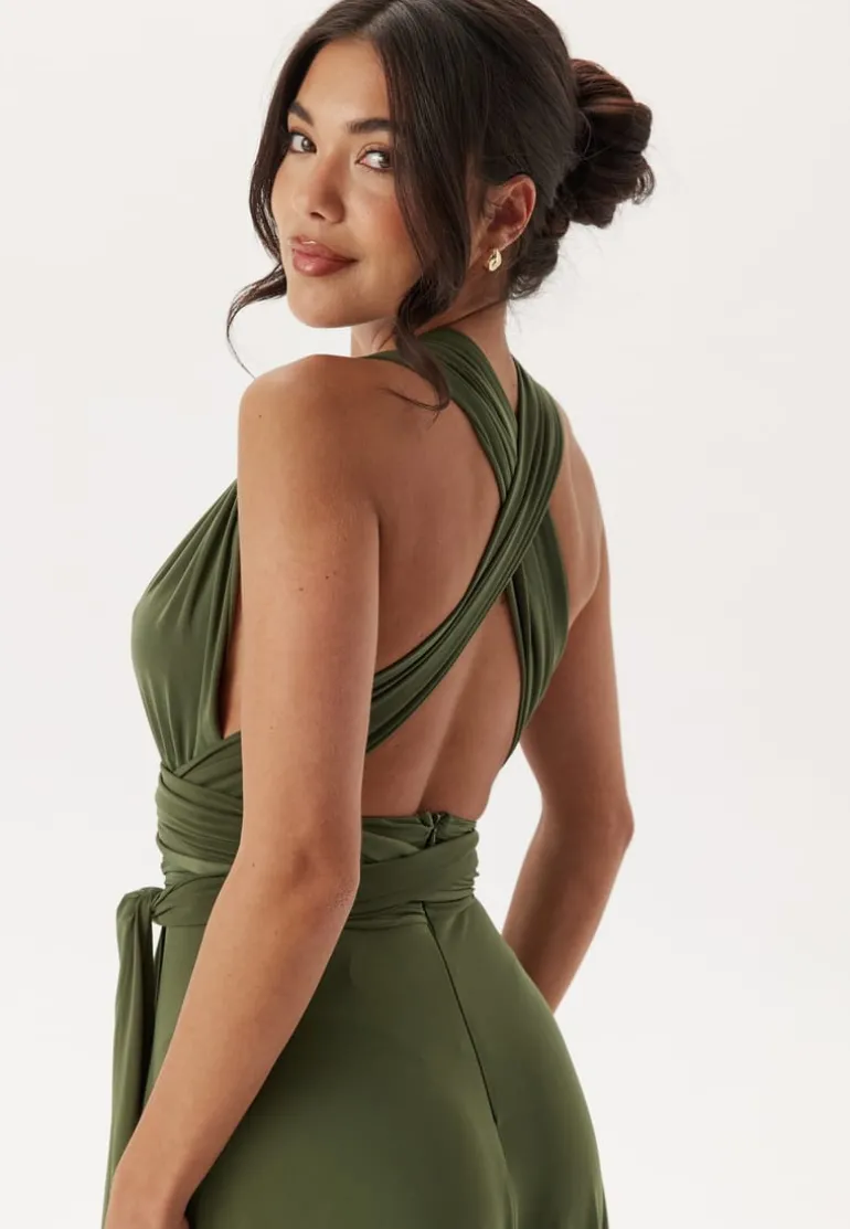 Multi Tie Maxi Dress Split