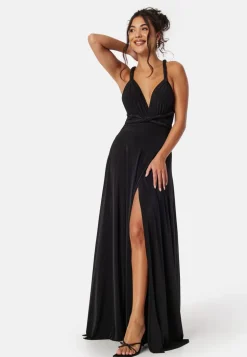 Multi Tie Maxi Dress Split