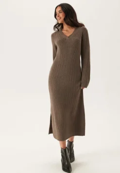 Objelva L/S RE V-NECK KNIT DRE