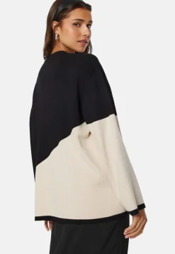Objester Block L/S Knit Pullover