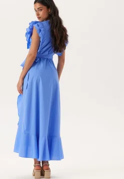 Objhope Papaya S/S WRAP DRESS