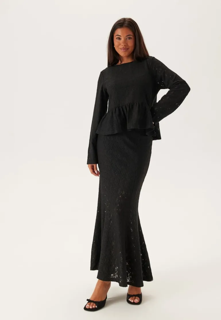 Objlaila L/S Re Tie Top