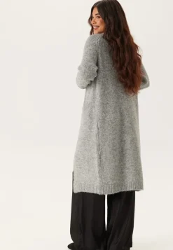 Objmilu Ls Lo Long Knit Cardig
