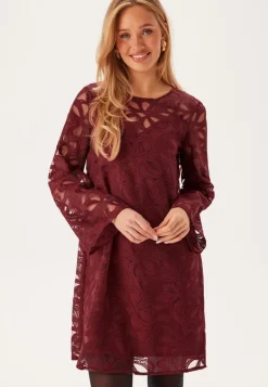Objrose L/S RE LONG DRESS RE
