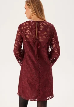 Objrose L/S RE LONG DRESS RE
