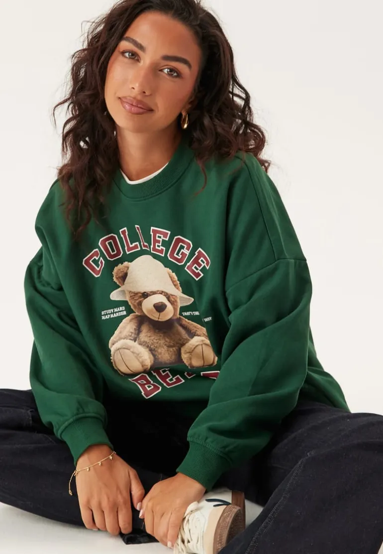 Onlbila L/S BEAR O-NECK SWT