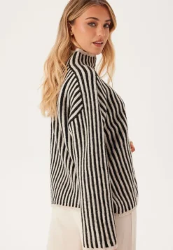 Onlgro Life Ls Stripe High Nec