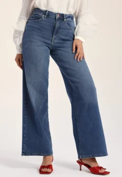 Onlmadison Blush HW Wide Denim