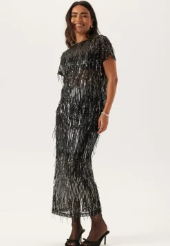 Onlspacy Hw Long Sequins Skirt