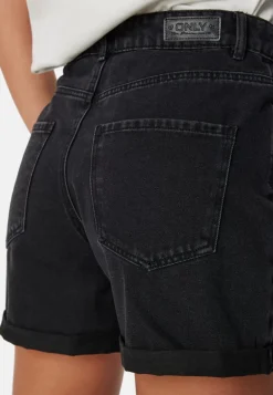 Onlvega HW Mom Dnm Shorts