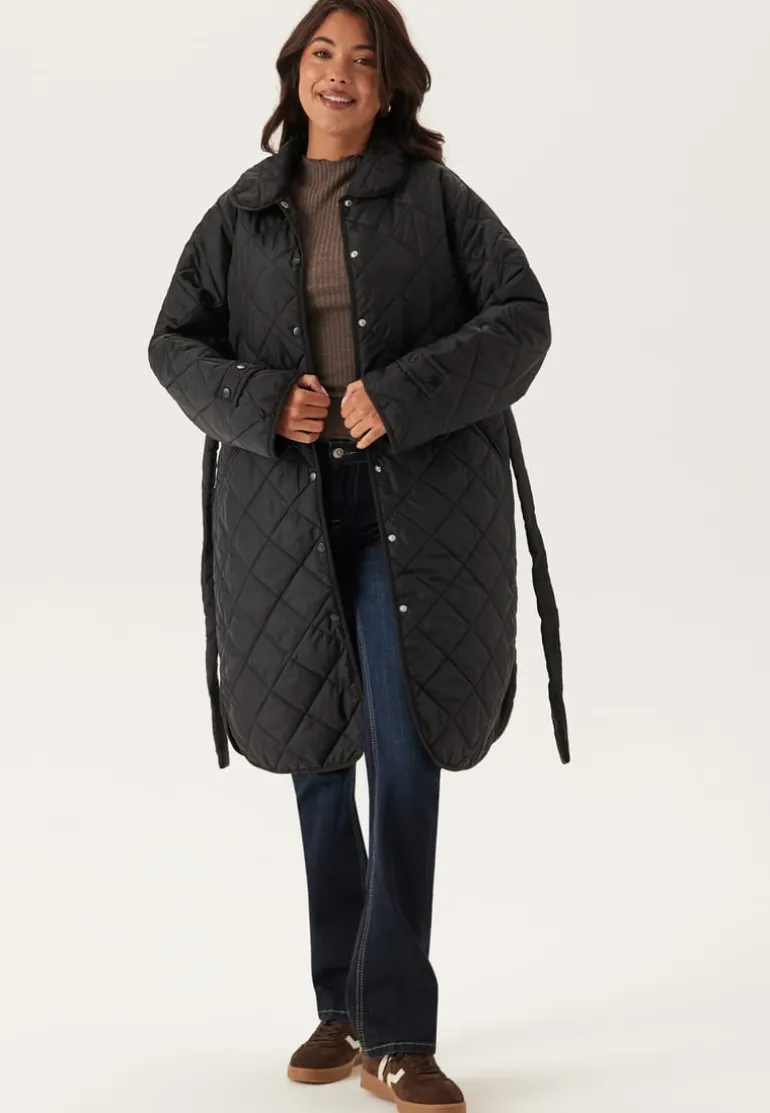 Pcemily Long Quilted Jacket