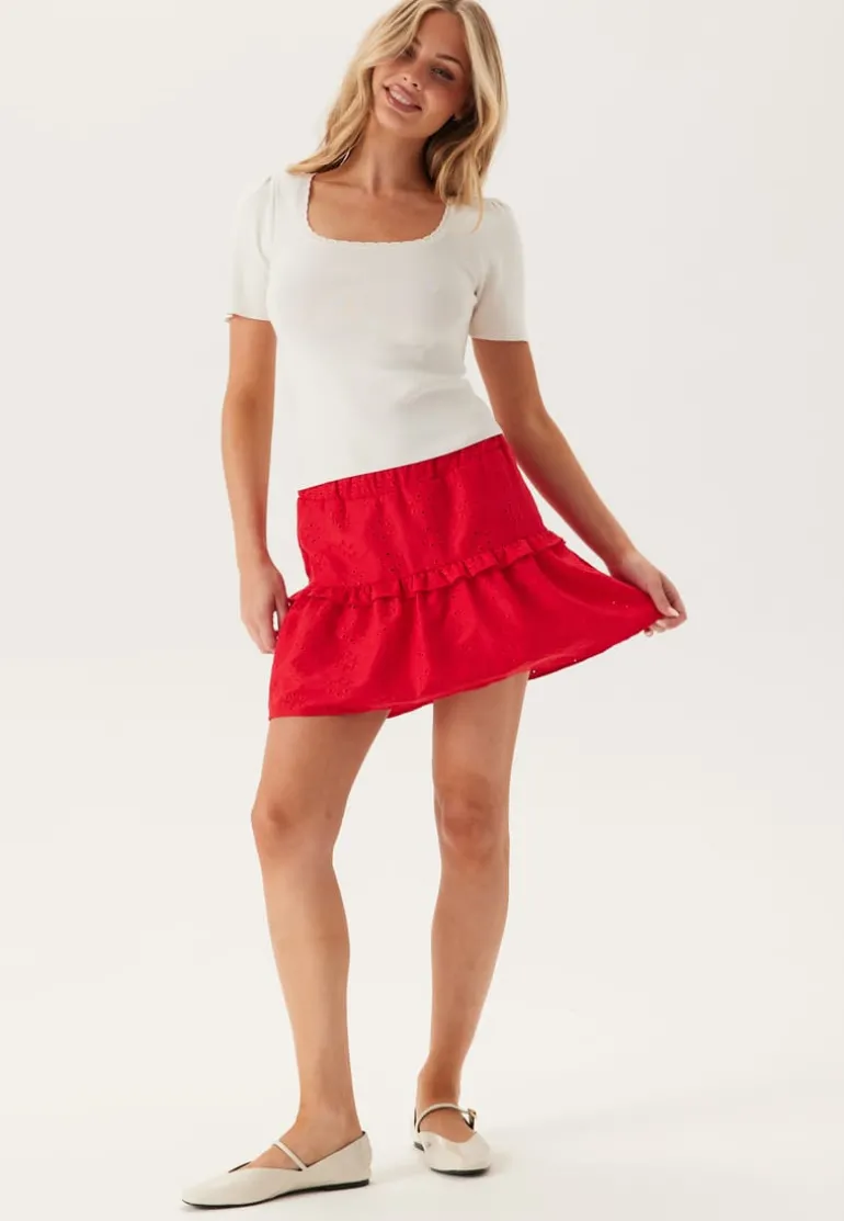 Pcjuline Ss Rev Knit Tee
