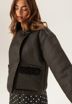 Pcjuno Coated Teddy Jacket
