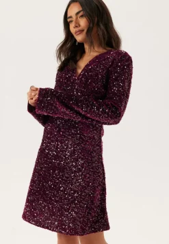 Pckam Ls V-neck New Dress Jrs