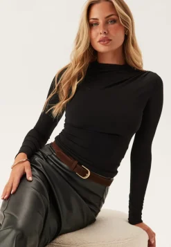 Pcmadison Ls Draped Top Jrs