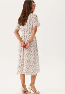 Pcnya Ss V-neck Midi Dress